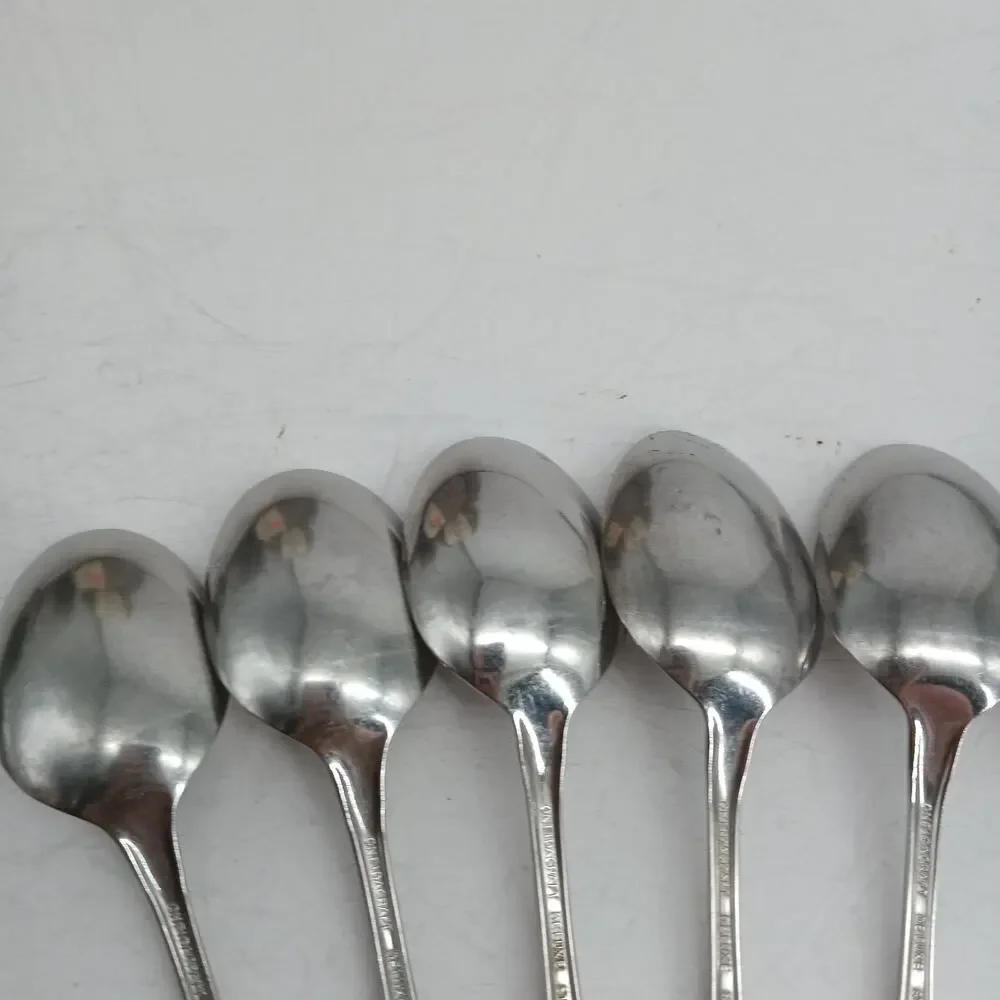 12X Spoons CHATEAU by ONEIDACRAFT DELUXE Stainless 4 Teaspoons 8 Table